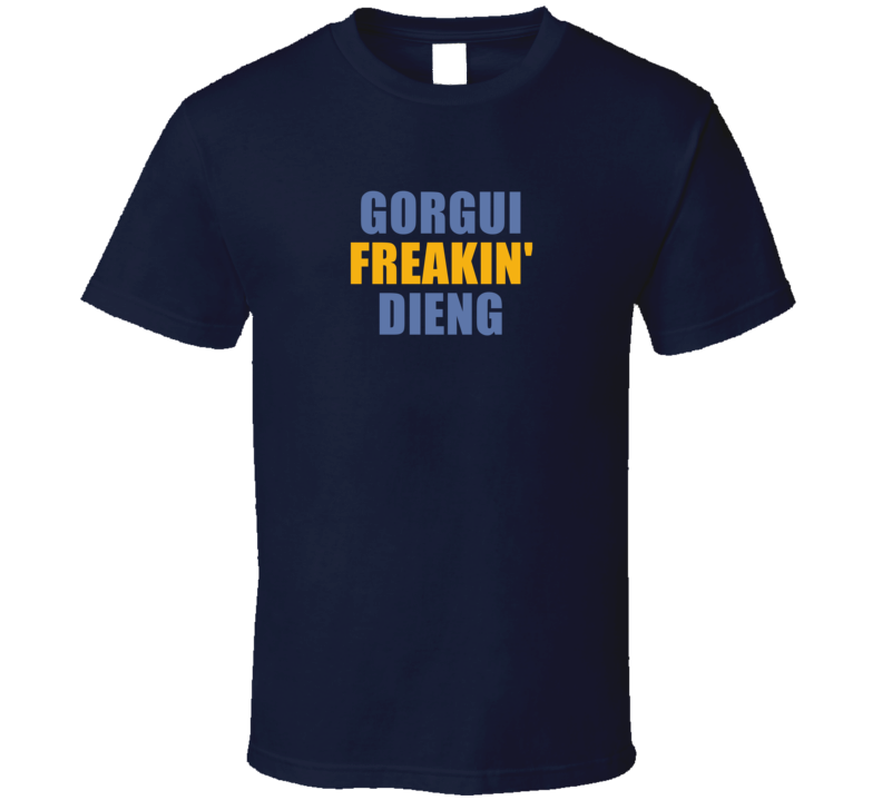 Gorgui Freakin&#039; Dieng Memphis Basketball Team Fan Player T Shirt