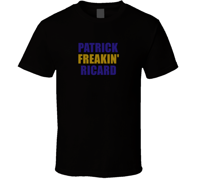 Patrick Freakin&#039; Ricard Baltimore Football Team Fan Player Funny 