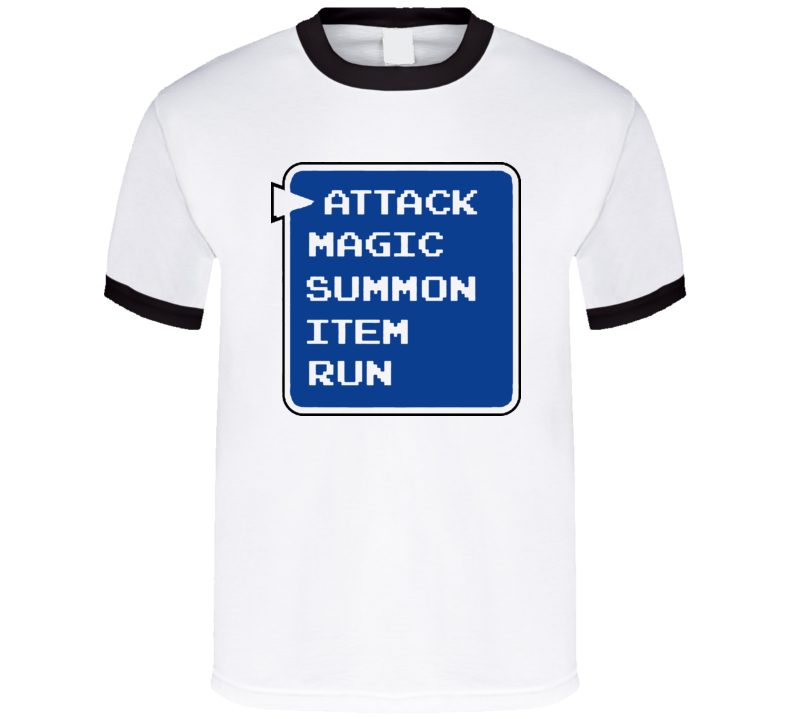Role Playing Attack Magic Summon Item Run T Shirt Role Playing Attack Magic Summon Item Run T Shirt