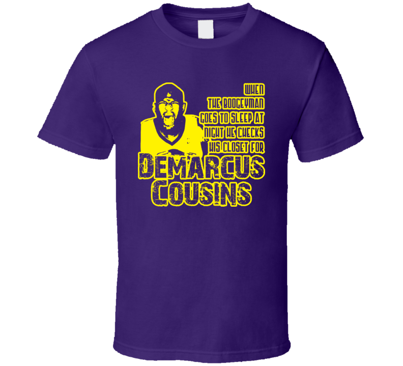 Demarcus Cousins Boogeyman Sacramento Basketball T Shirt Demarcus Cousins Boogeyman Sacramento Basketball T Shirt