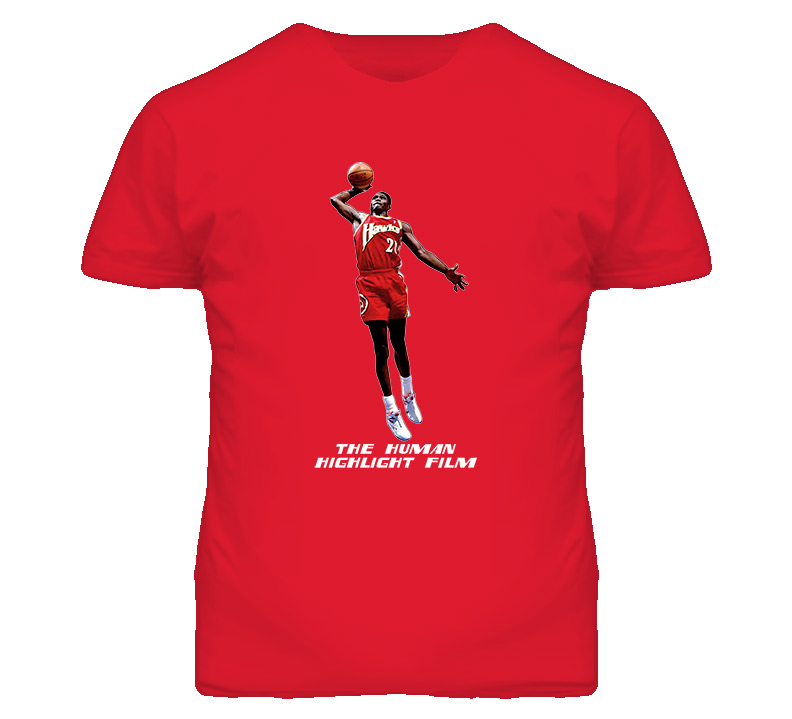 Dominique Wilkens Human Highlight Film T Shirt Dominique Wilkens Human Highlight Film T Shirt