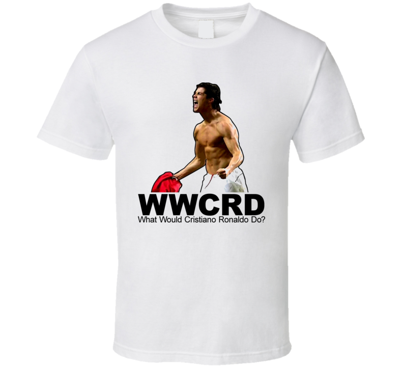WWJD Cristiano Ronaldo Soccer T Shirt WWJD Cristiano Ronaldo Soccer T Shirt