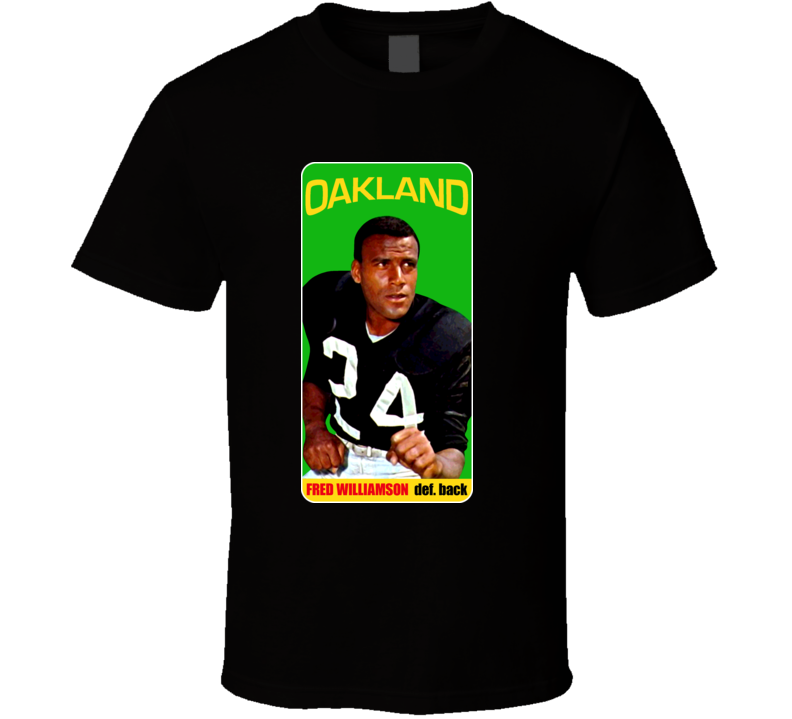 Fred The Hammer Williamson Retro Card Football T Shirt Fred The Hammer Williamson Retro Card Football T Shirt