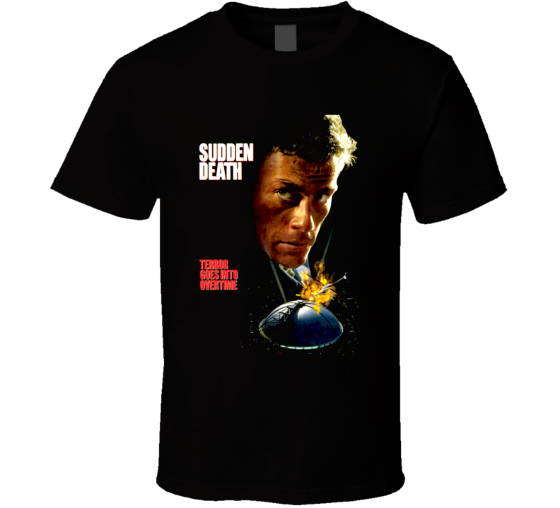 Sudden Death Van Damme Action Movie T Shirt Sudden Death Van Damme Action Movie T Shirt