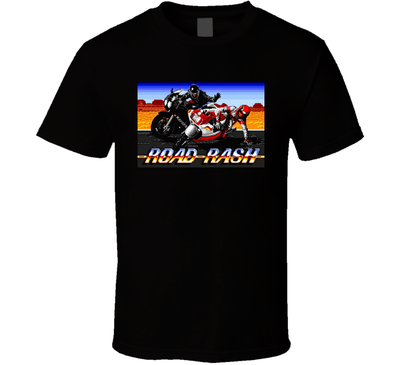 Road Rash Sega Video Game T Shirt Road Rash Sega Video Game T Shirt