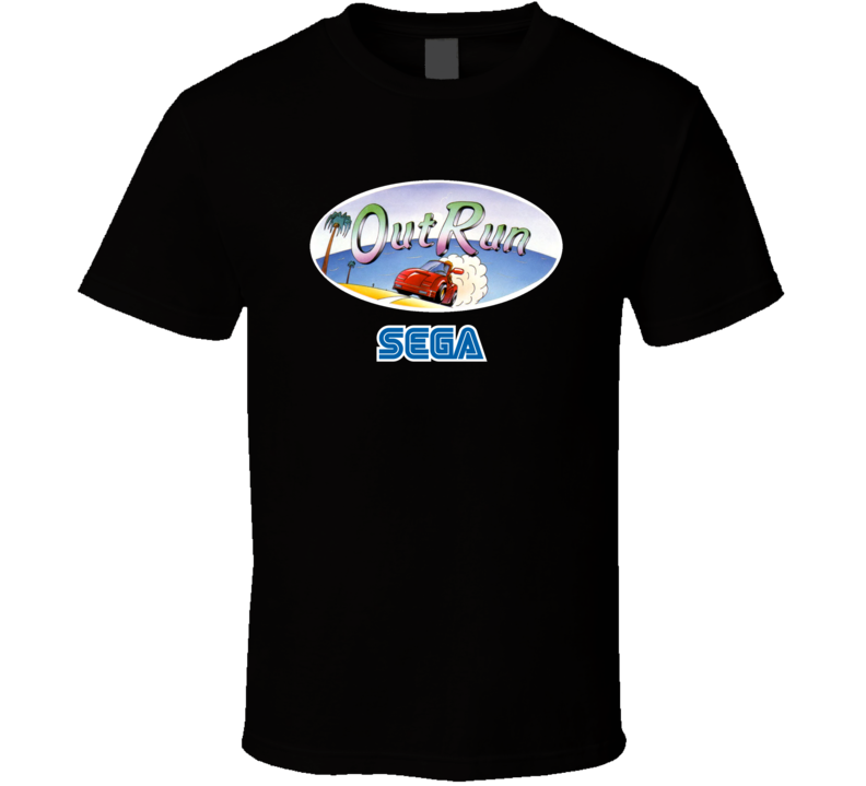 Out Run Classic Sega Video Game T Shirt Out Run Classic Sega Video Game T Shirt