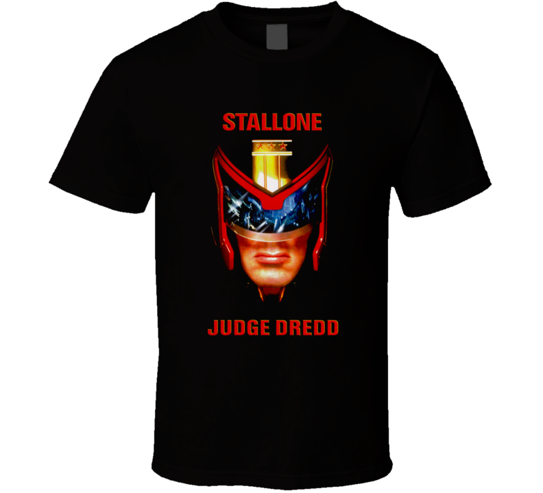 Judge Dredd Stallone 90's Action Movie T Shirt Judge Dredd Stallone 90's Action Movie T Shirt