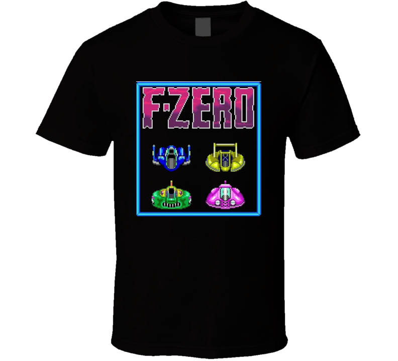 F-zero Snes Classic Video Game T Shirt F-zero Snes Classic Video Game T Shirt