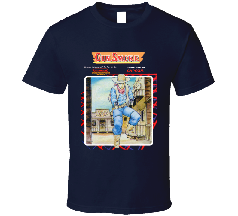 Gun Smoke Nes Retro Video Game T Shirt Gun Smoke Nes Retro Video Game T Shirt
