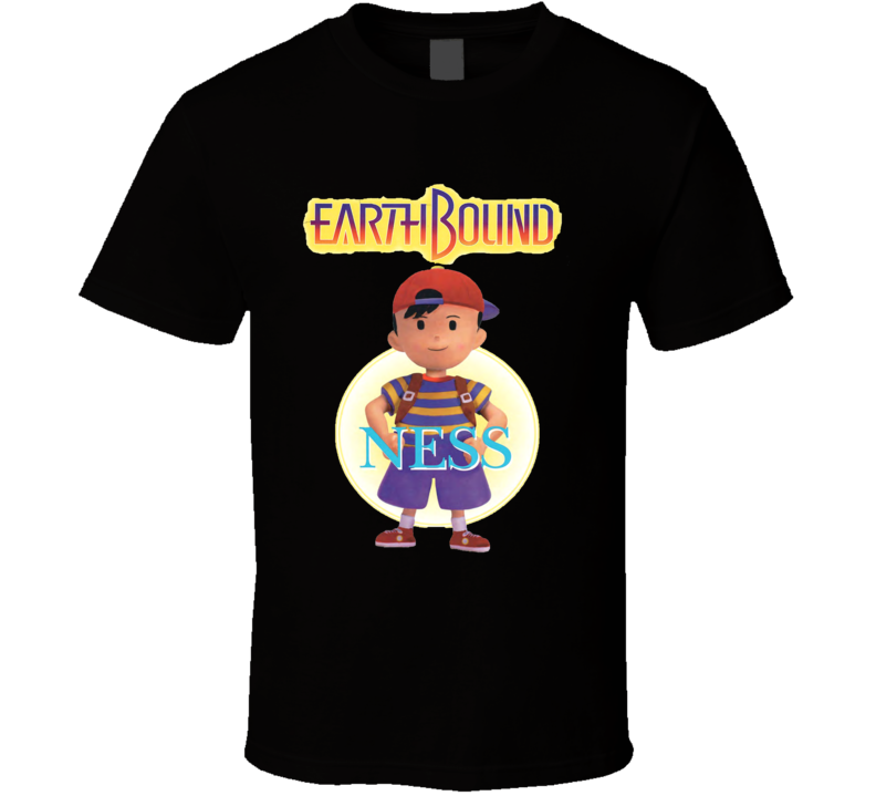 Earthbound Ness Retro Snes Video Game T Shirt Earthbound Ness Retro Snes Video Game T Shirt