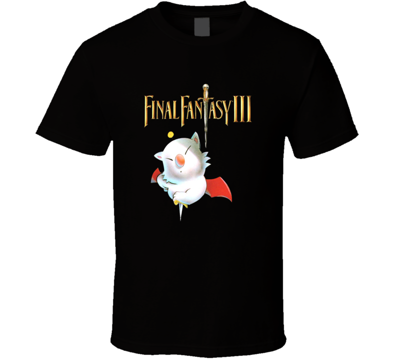 Final Fantasy 3 Retro Video Game T Shirt Final Fantasy 3 Retro Video Game T Shirt