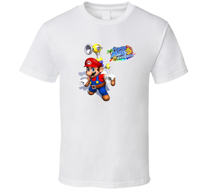 Super Mario Sunshine Nintendo Gamecube T Shirt Super Mario Sunshine Nintendo Gamecube T Shirt