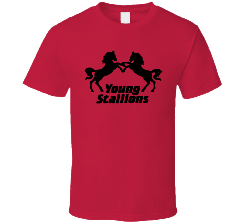 Young Stallions Retro Tag Team Wrestling T Shirt Young Stallions Retro Tag Team Wrestling T Shirt