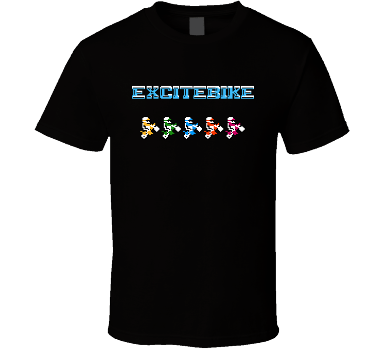 Excitebike Retro Nes Classic Video Game T Shirt Excitebike Retro Nes Classic Video Game T Shirt