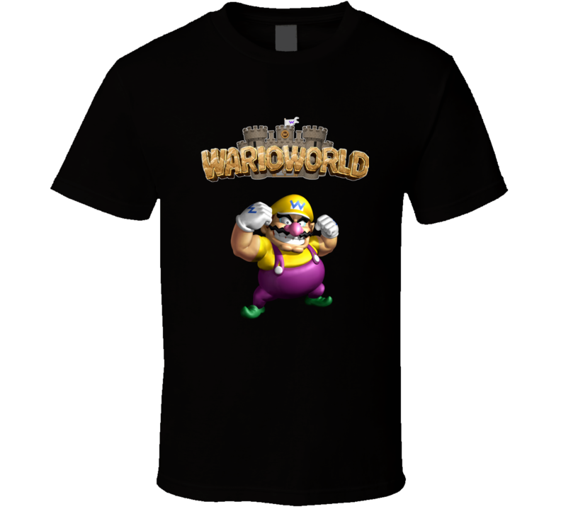 Warioworld Super Mario Wario Video Game T Shirt Warioworld Super Mario Wario Video Game T Shirt