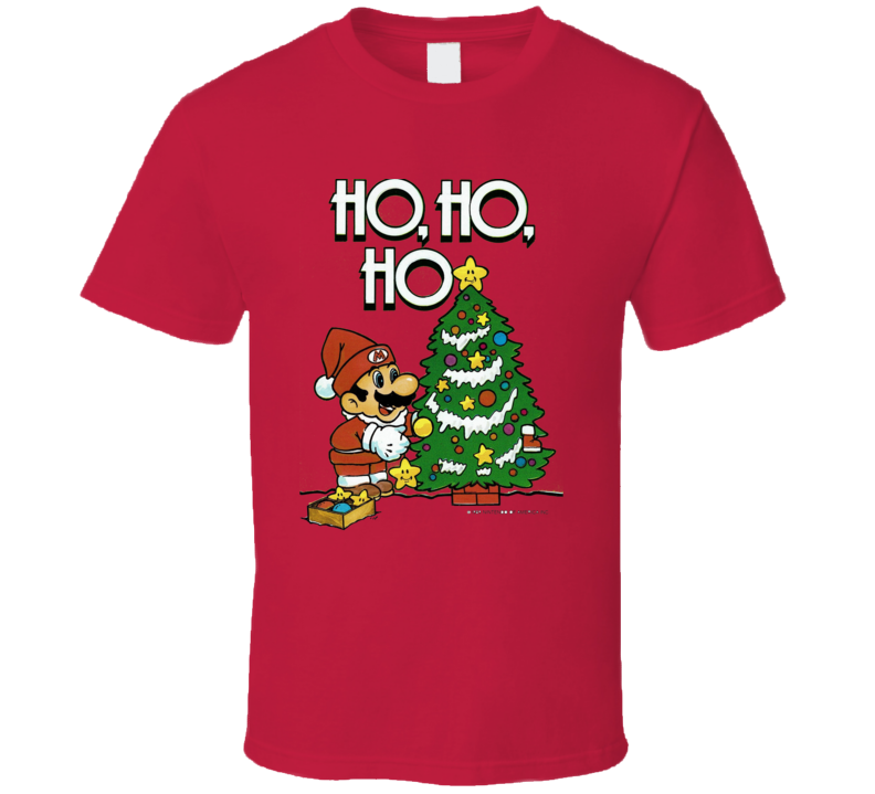 Super Mario Christmas Holiday Season Fun Cool T Shirt Super Mario Christmas Holiday Season Fun Cool T Shirt