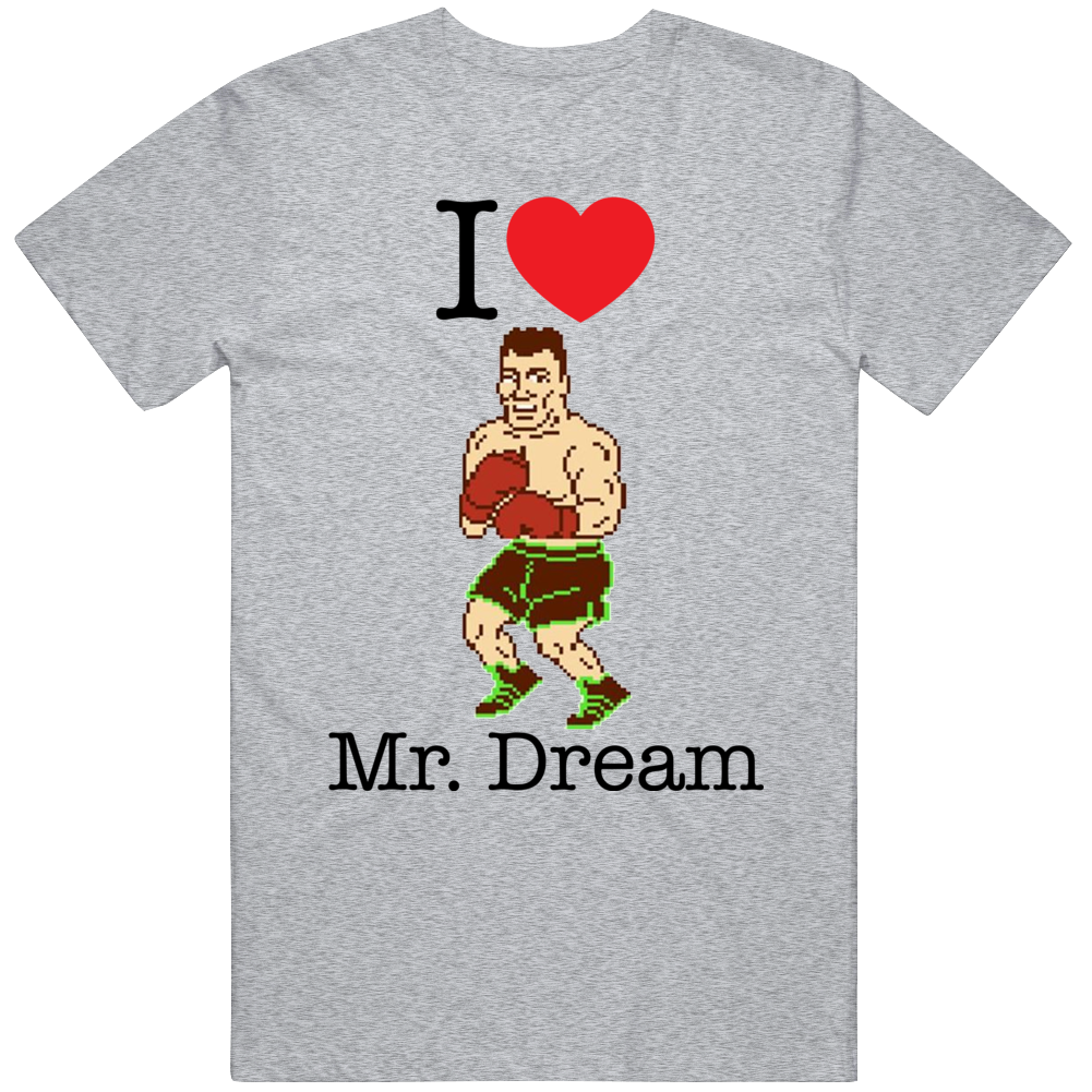 Mr Dream I Love Heart Mike Tyson's Punch Out Video Game Boxing T Shirt Mr Dream I Love Heart Mike Tyson's Punch Out Video Game Boxing T Shirt