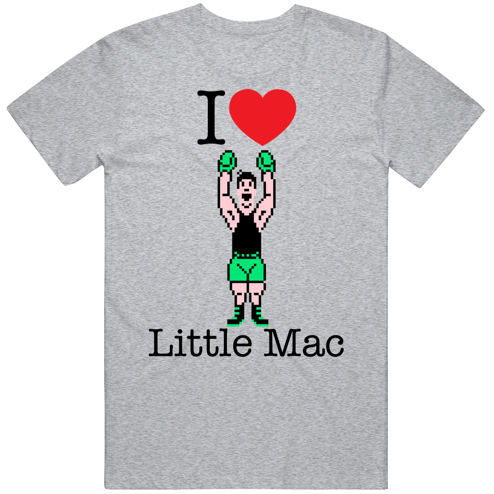 Little Mac I Love Heart Mike Tyson's Punch Out Video Game Boxing T Shirt Little Mac I Love Heart Mike Tyson's Punch Out Video Game Boxing T Shirt