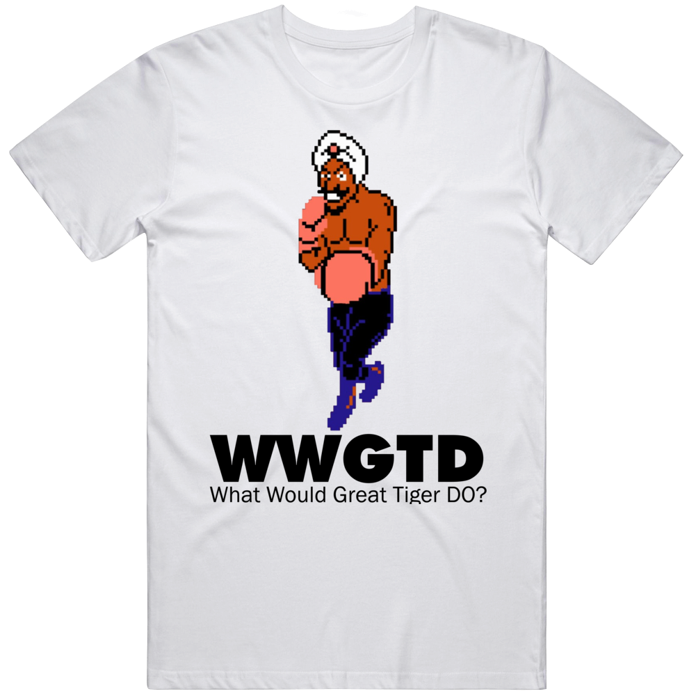 Great Tiger What Would Great Tiger Do Wwjd Mike Tyson's Punch Out T Shirt Great Tiger What Would Great Tiger Do Wwjd Mike Tyson's Punch Out T Shirt