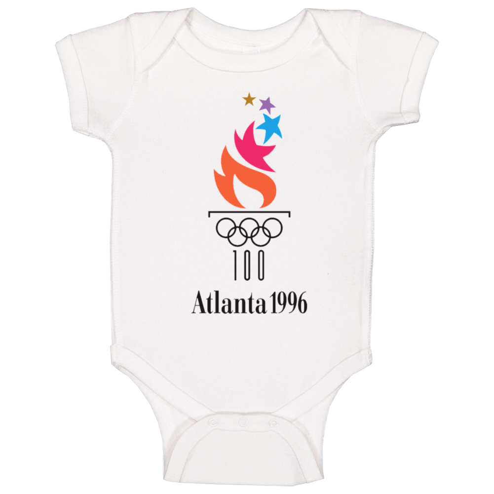 Atlanta 1996 Summer Olympics Baby One Piece Atlanta 1996 Summer Olympics Baby One Piece