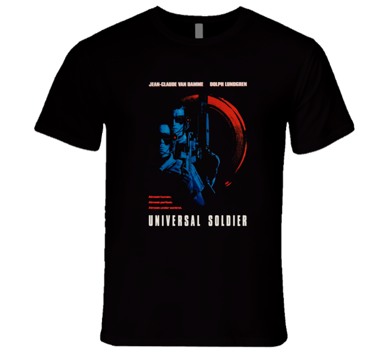 Universal Solider Van Damme Lundgren Retro Action Movie T Shirt Universal Solider Van Damme Lundgren Retro Action Movie T Shirt