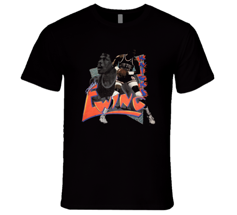 Patick Ewing New York Centre Retro Basketball Sports T Shirt Patick Ewing New York Centre Retro Basketball Sports T Shirt