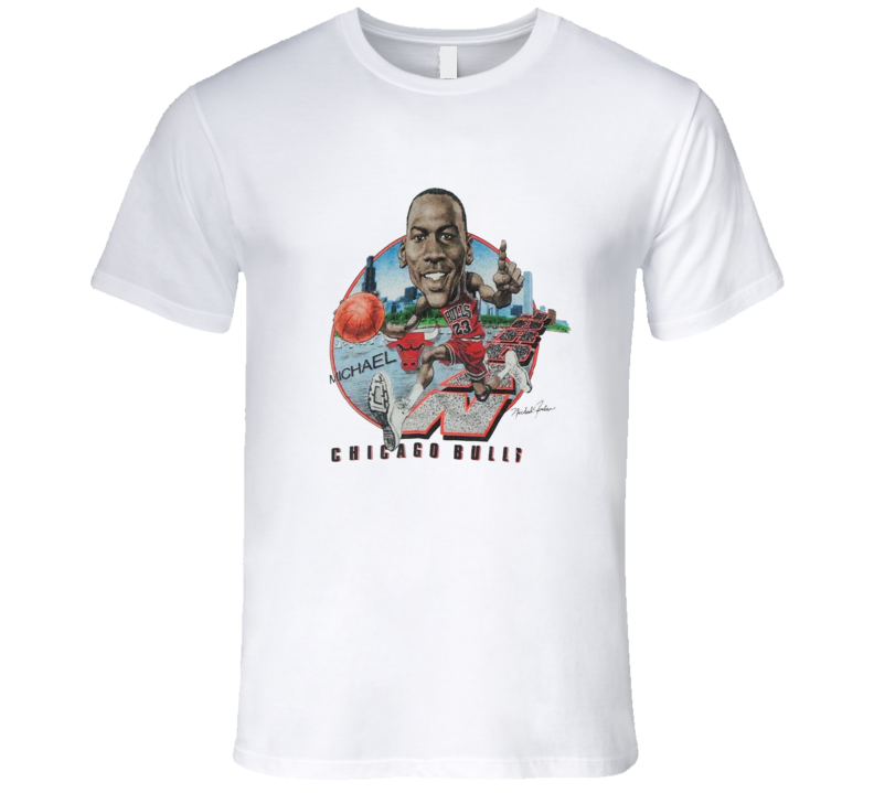 Michael Jordan Caricature Basketball Retro Chicago Goat T Shirt Michael Jordan Caricature Basketball Retro Chicago Goat T Shirt