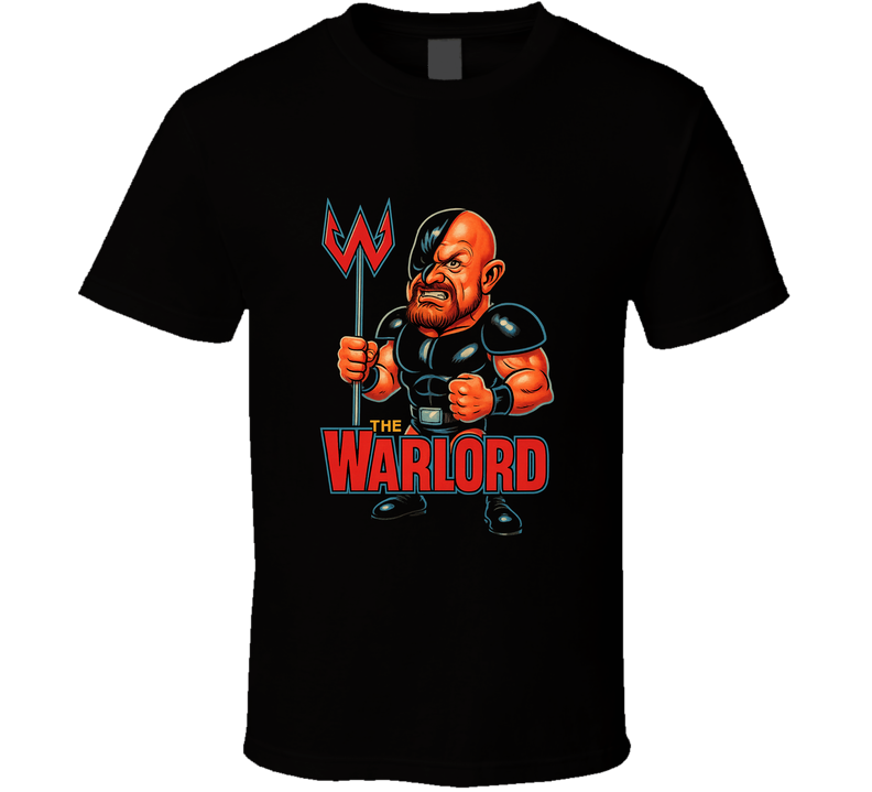 Warlord Retro Wrestling Caricature T Shirt Warlord Retro Wrestling Caricature T Shirt