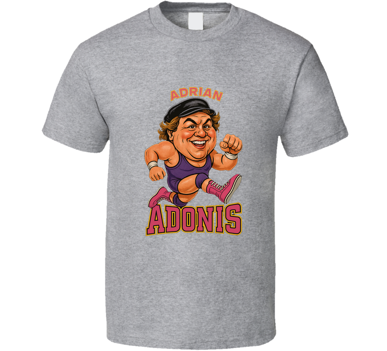 Adrian Adonis Retro Wrestling Caricature T Shirt Adrian Adonis Retro Wrestling Caricature T Shirt