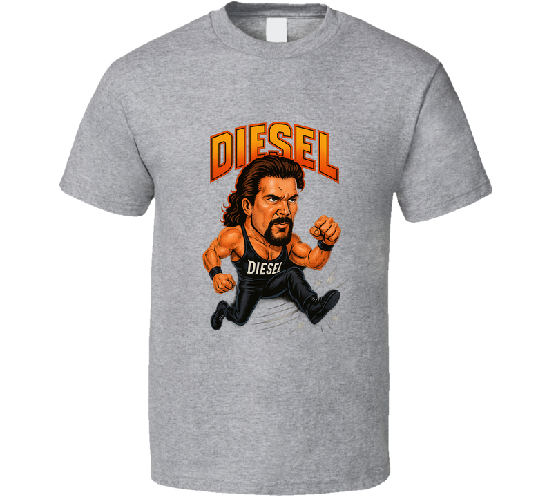Diesel Retro Wrestling Caricature T Shirt Diesel Retro Wrestling Caricature T Shirt