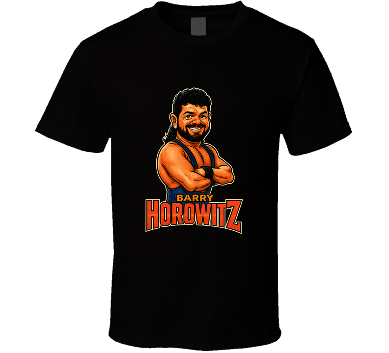 Barry Horowitz Retro Wrestling Caricature T Shirt Barry Horowitz Retro Wrestling Caricature T Shirt