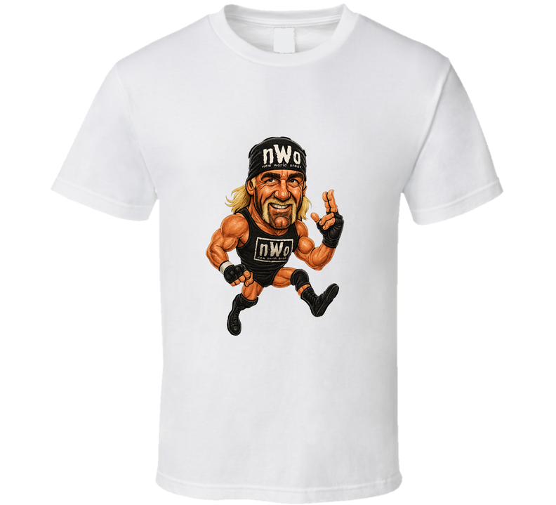 Hulk Hogan Nwo Retro Wrestling Caricature T Shirt Hulk Hogan Nwo Retro Wrestling Caricature T Shirt