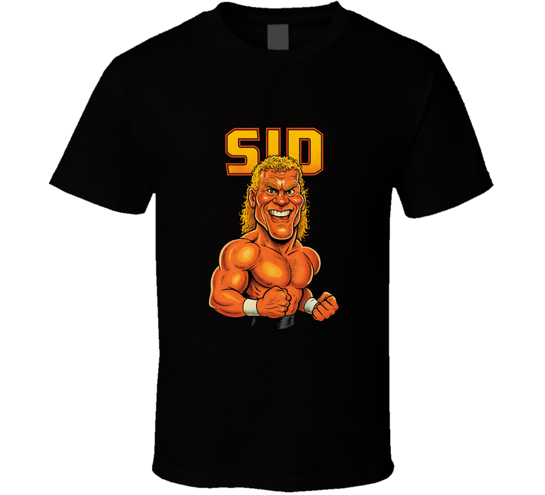 Sid Justice Retro Wrestling Caricature T Shirt Sid Justice Retro Wrestling Caricature T Shirt
