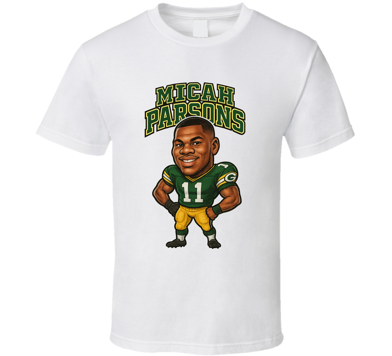 Micah Parsons Green Bay Football Caricature T Shirt Micah Parsons Green Bay Football Caricature T Shirt