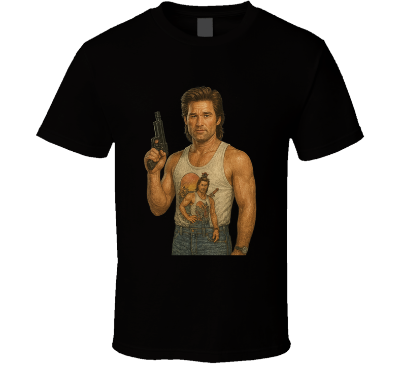 Big Trouble In Little China Jack Burton Retro Caricature Movie T Shirt