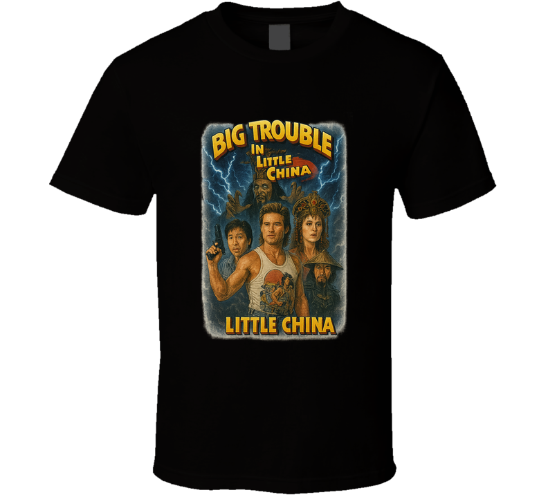 Big Trouble In Little China Movie Tribute Retro Movie T Shirt Big Trouble In Little China Movie Tribute Retro Movie T Shirt