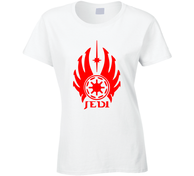 Ladies T-shirt Star Wars Jedi Clothing White
