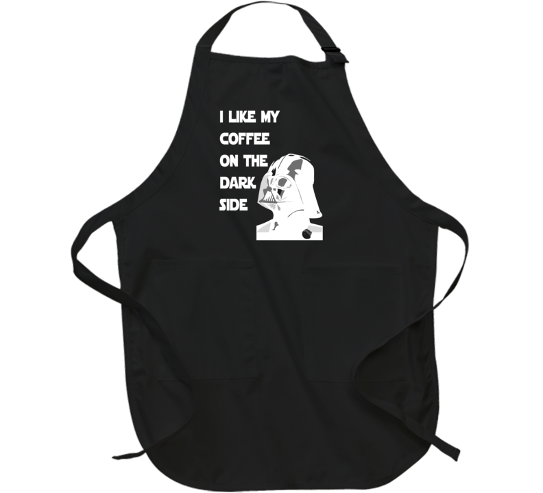 Chefs Cooking Apron Darth Vader Dark Side Coffee Star Wars Kitchen Clothing Black Apron