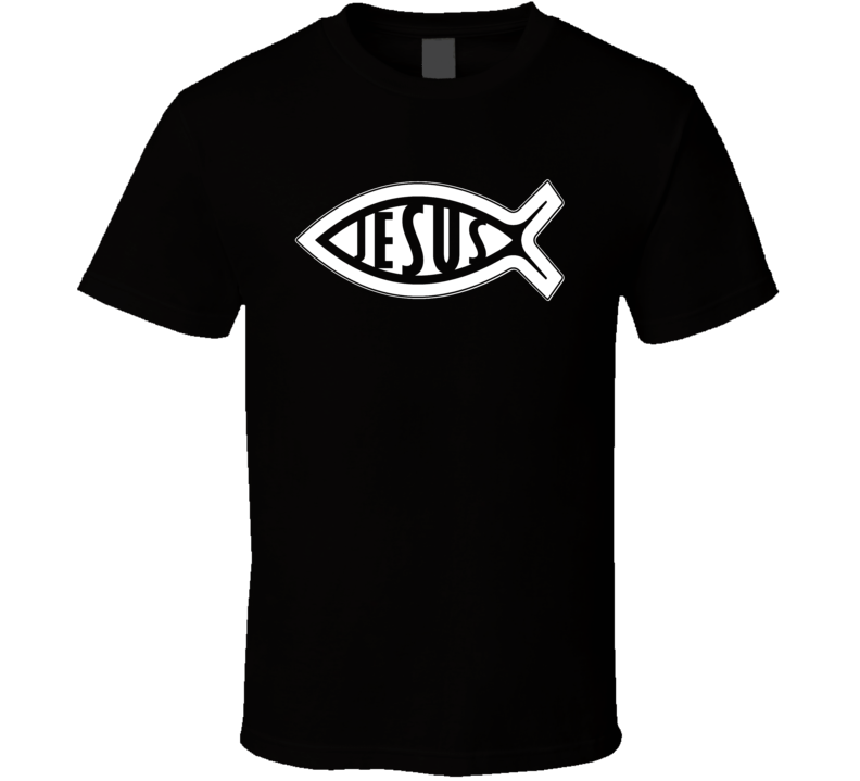 Short Sleeve T-shirt Jesus Fish Christian Mens Womens Clothing Multiple Styles And Colors T Shirt