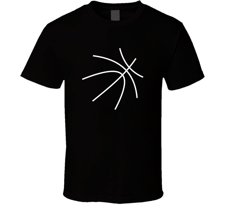 Short Sleeve T-shirt Basketball Line Art White Mens Womens Clothing Multiple Styles And Colors T Shirt