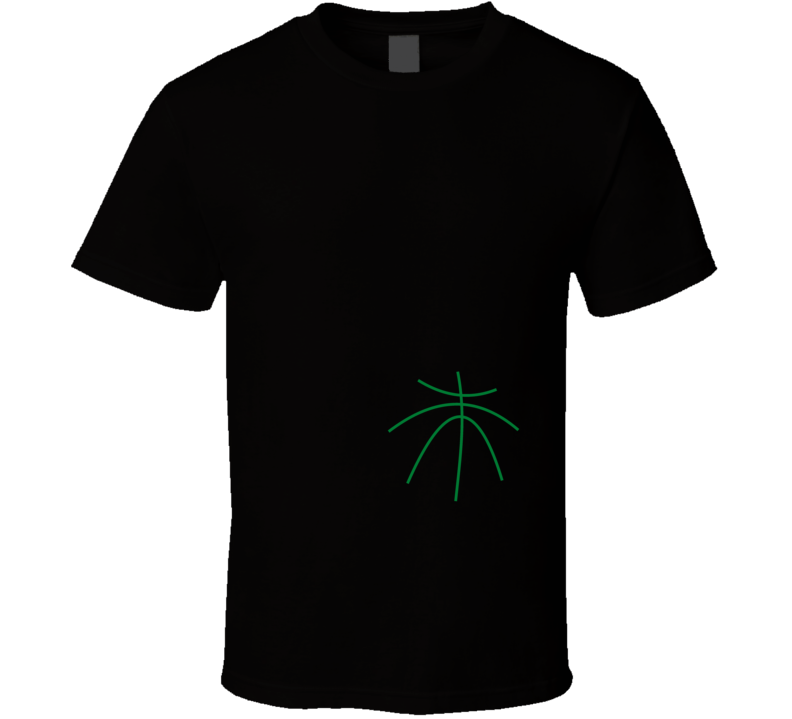 Short Sleeve T-shirt Basketball Lower Line Art Green Mens Womens Clothing Multiple Styles And Colors T Shirt