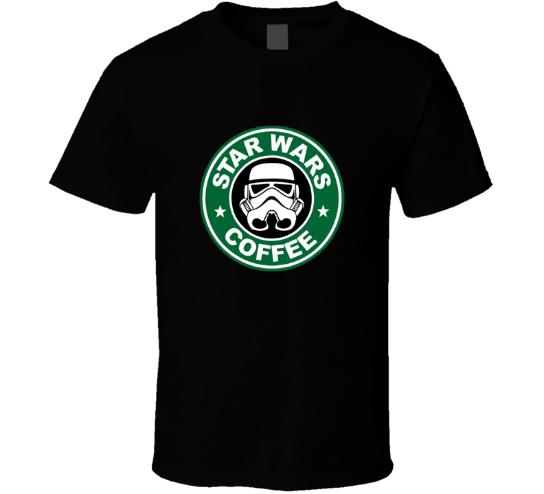 Short Sleeve T-shirt Star Wars Coffee Storm Trooper Mens Womens Clothing Multiple Styles And Colors T Shirt
