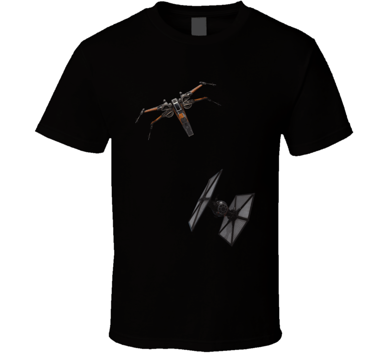 Short Sleeve T-shirt Star Wars X-wing Tie Fighter Mens Womens Clothing Multiple Styles And Colors T Shirt