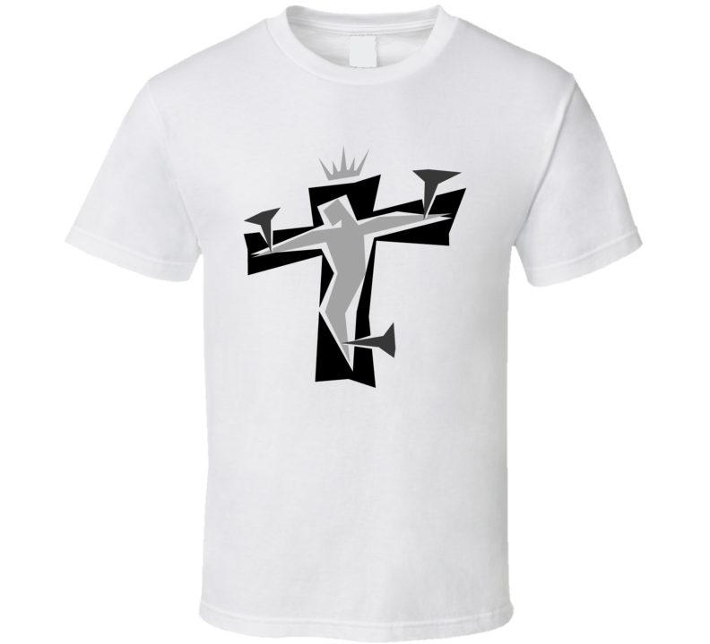 Short Sleeve T-shirt Jesus Christ On Cross Christian Design Mens Womens Clothing Multiple Styles And Colors T Shirt