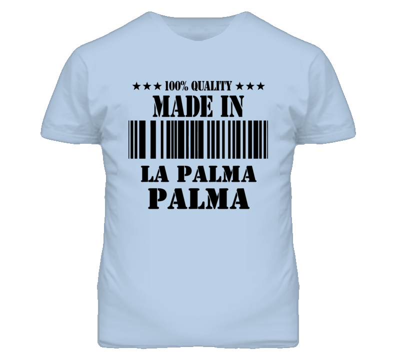 La Palma Orange California Made In Born T Shirt