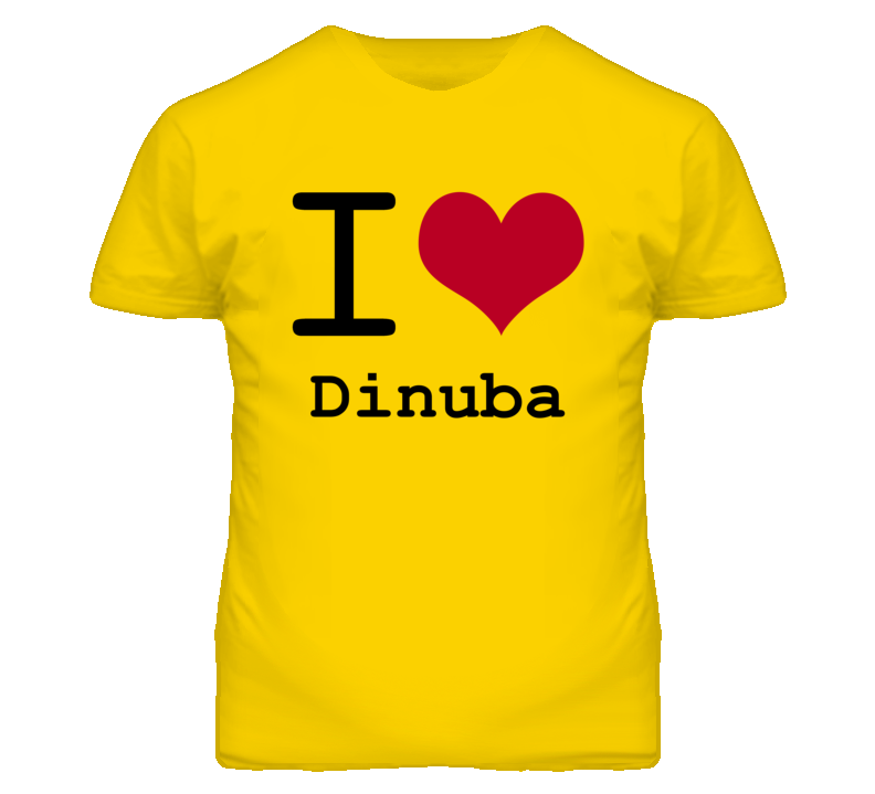 Dinuba Tulare California I Love Heart T Shirt