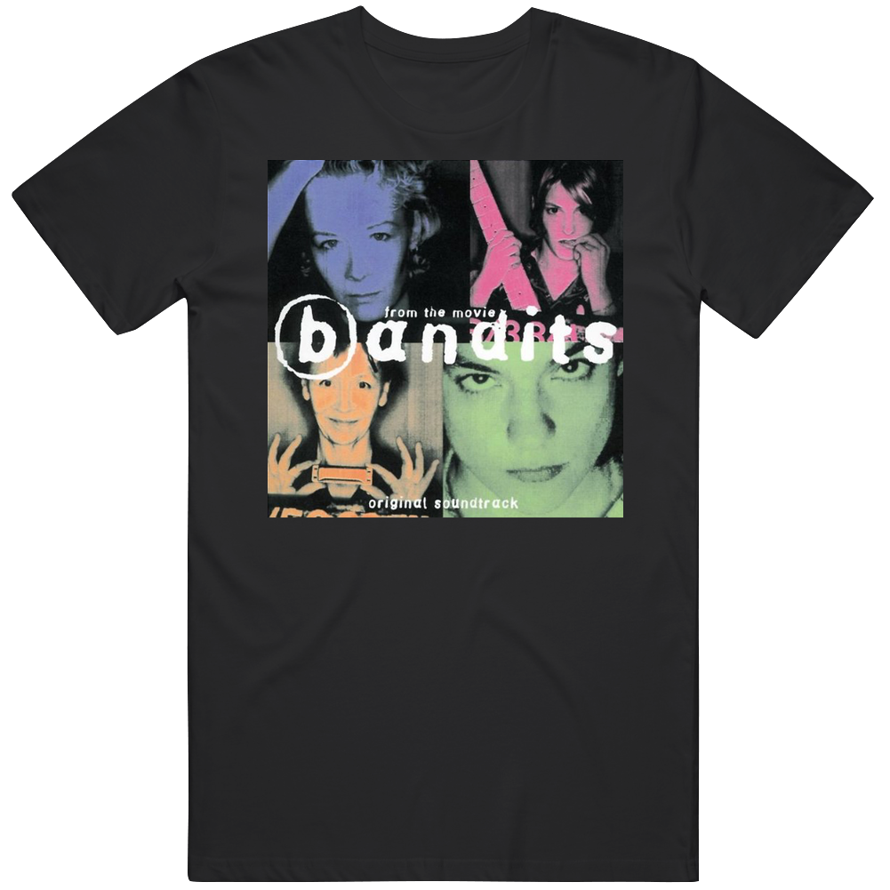 Bandits 1997 Fictional Music Group Fan Men’s 100% Cotton Black T Shirt Bandits 1997 Fictional Music Group Fan Men’s 100% Cotton Black T Shirt