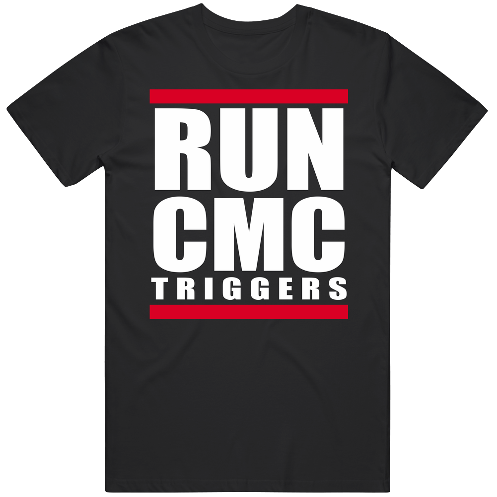 Run Cmc Triggers Men’s 100% Cotton Black T Shirt Run Cmc Triggers Men’s 100% Cotton Black T Shirt
