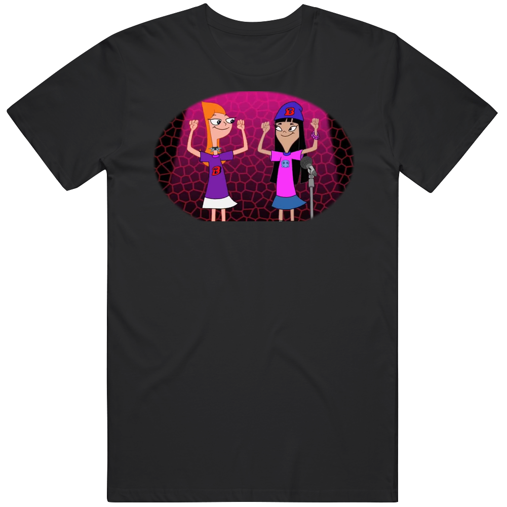 The Bettys Phineas And Ferb Fictional Musican Character Fan Men’s 100% Cotton Black T Shirt The Bettys Phineas And Ferb Fictional Musican Character Fan Men’s 100% Cotton Black T Shirt
