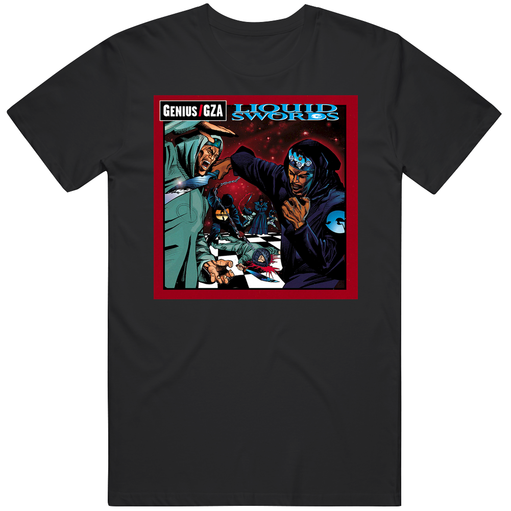 Gza Liquid Swords 90's Hip Hop Album Cool Retro Men’s 100% Cotton Black T Shirt Gza Liquid Swords 90's Hip Hop Album Cool Retro Men’s 100% Cotton Black T Shirt